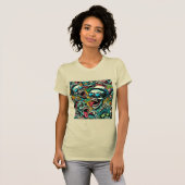 T-shirt Rébellion des zombies : (Devant entier)