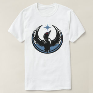 T-shirt Rébellion Minnesota - Loon rebelle