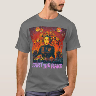 T-shirt Rébellion néon amis attitude pop art urbain