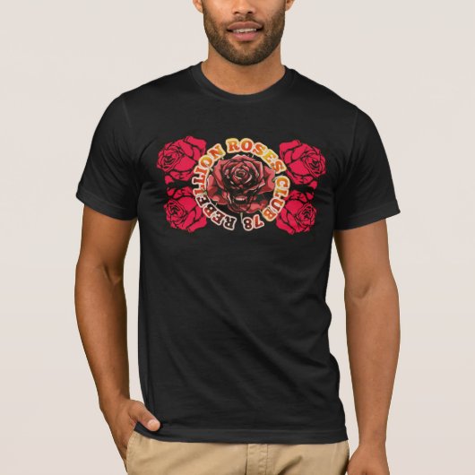 T-Shirt RebellionRosesClub78 (Devant)