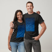 T-shirt Reboot III BLUE Computer Circuit Board Motif Cla (Unisexe)
