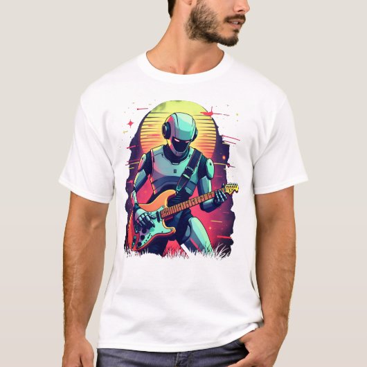 T-shirt Rebot de musique (Devant)