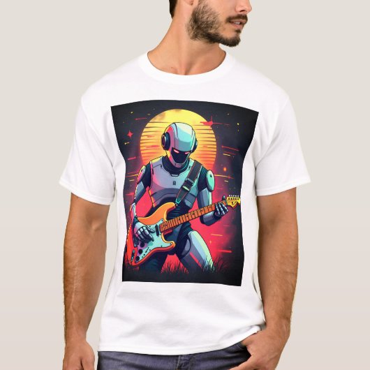 T-shirt Rebot de musique (Devant)