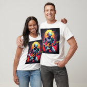 T-shirt Rebot de musique (Unisexe)