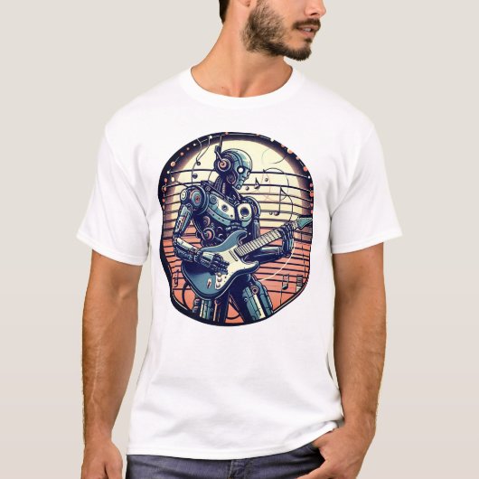 T-shirt Rebot de musique (Devant)