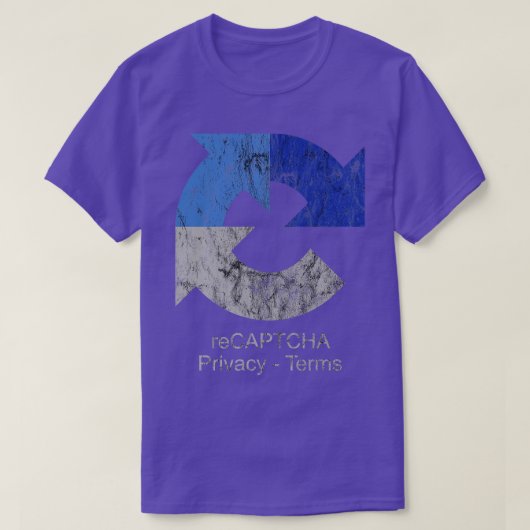 T-shirt reCAPTCHA Google (Design devant)