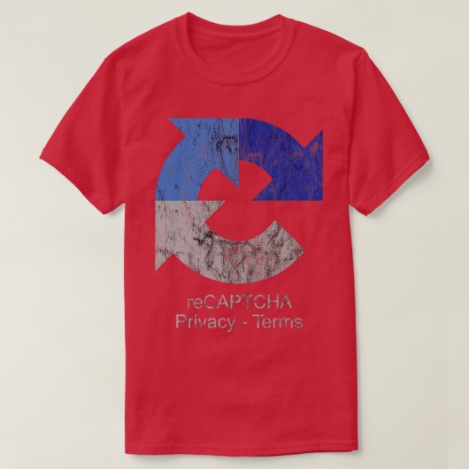 T-shirt reCAPTCHA Google (Design devant)