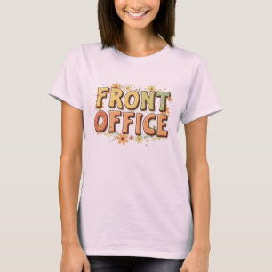 T-shirt Réception - les années 70 Florale rétro