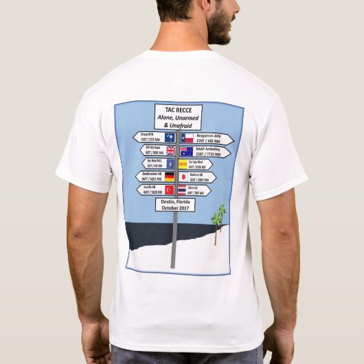 T-shirt Réception Tac n° 2 — poste de signe (Dos)