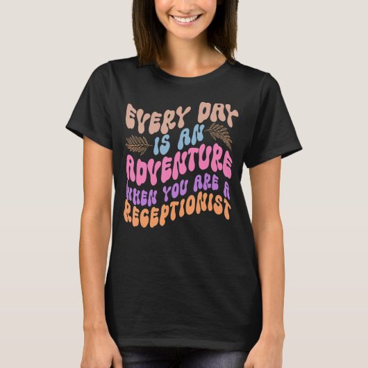 T-shirt Réceptionniste (Devant)