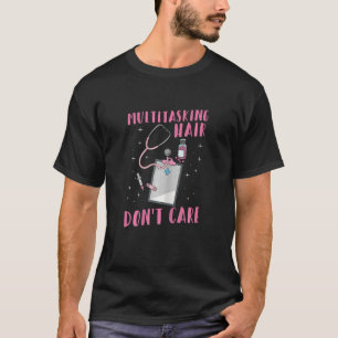 T-shirt Réceptionniste pour les soins de santé des femmes