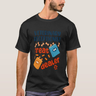 T-shirt Réceptionniste vétérinaire Clinique animale Hôpita