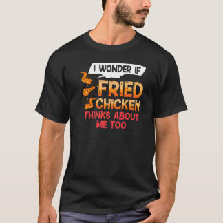 T-shirt Recette d'ailes de poulet frit Strips Fingers