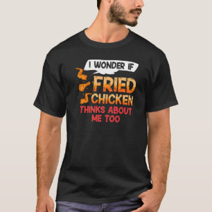 T-shirt Recette d'ailes de poulet frit Strips Fingers