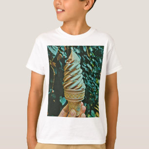 T-shirt Recette de crème glacée