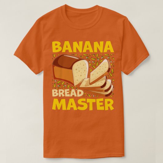 T-shirt Recette de pain de banane Chip Chip Nuts Vegan (Design devant)