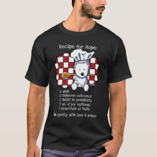 T-shirt Recette d'espoir de KiniArt Westie