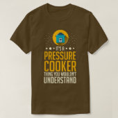 T-shirt recettes de cuisson pression pot cuisine canni éle (Design devant)