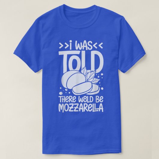T-shirt Recettes de fromage Mozzarella Buffalo italien fra (Design devant)