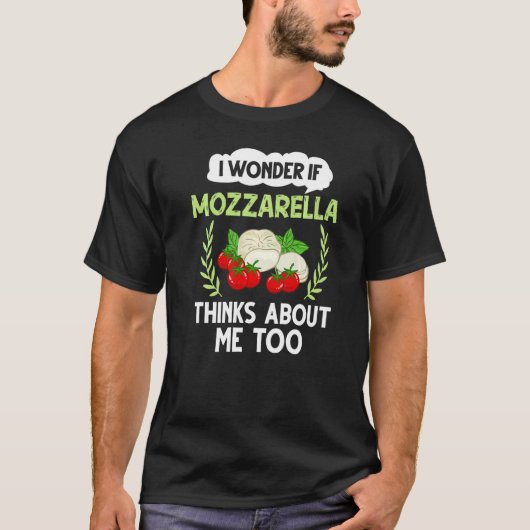 T-shirt Recettes de fromage Mozzarella Buffalo italien fra (Devant)