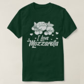 T-shirt Recettes de fromage Mozzarella Buffalo Pr frais it (Design devant)