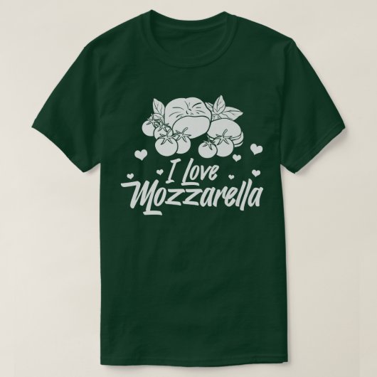 T-shirt Recettes de fromage Mozzarella Buffalo Pr frais it (Design devant)