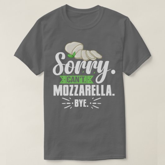 T-shirt Recettes de fromage Mozzarella Buffalo Pr frais it (Design devant)