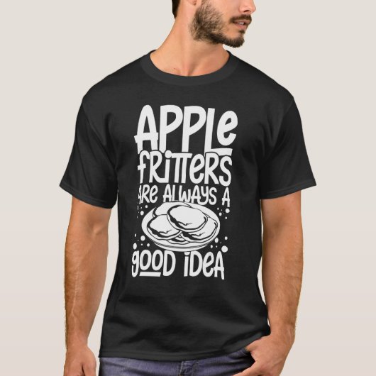 T-shirt Recettes Fritter Apple Pains de beignes Gluten Veg (Devant)