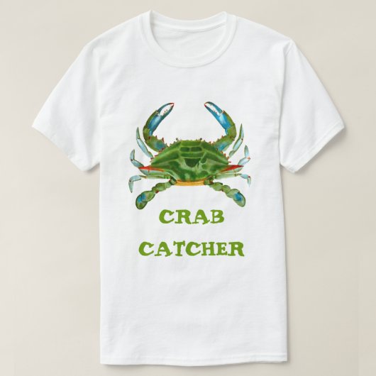 T-shirt Receveur de crabe (Design devant)