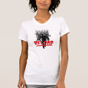 T-shirt Recharge d'horde de zombi - chemise de femmes