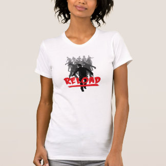 T-shirt Recharge d'horde de zombi - chemise de femmes