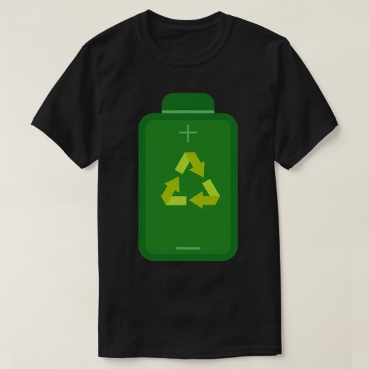 T-shirt Rechargeable designs (Design devant)