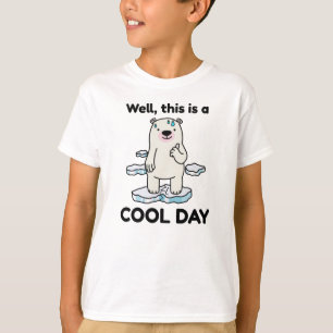 T-shirt Réchauffement climatique Drôle C'Est Un Jour Cool