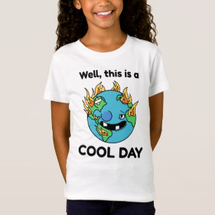 T-Shirt Réchauffement climatique Drôle C'Est Un Jour Cool