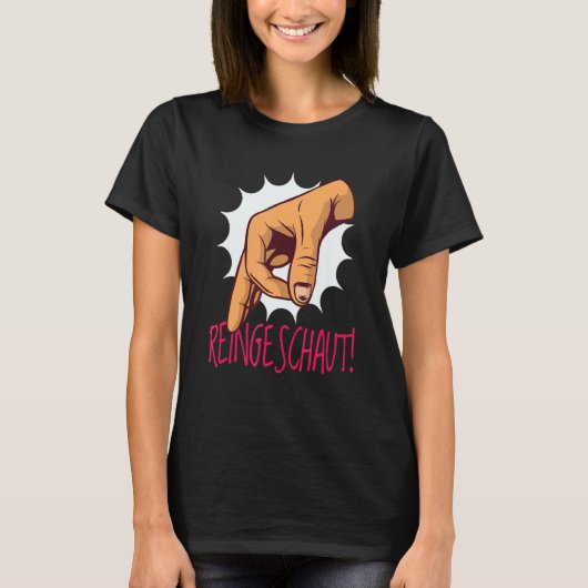 T-shirt Recherche à la main dans la conception de jeu d'hu (Devant)