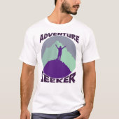 T-shirt Recherche d'aventure (Devant)