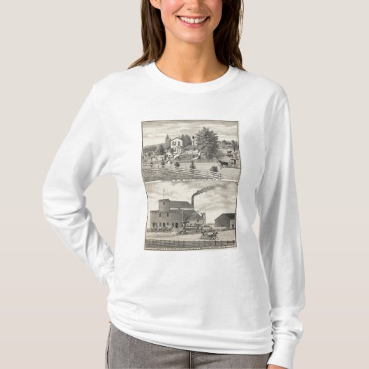 T-shirt Recherche de Cacheville, moulin de Madison (Devant)