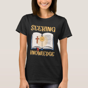 T-shirt Recherche de la connaissance Sainte Bible Étude de