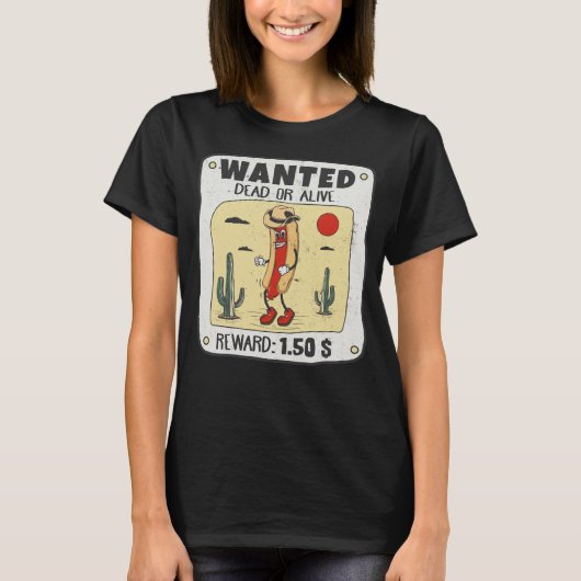 T-shirt Recherché Dead or Alive Funky Dog Cowboy (Devant)