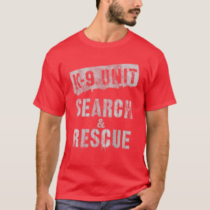 T-SHIRT RECHERCHE D'UNITÉS K-9