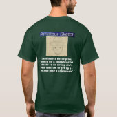 T-shirt RECHERCHÉ : Lutin et son or ! (Dos)