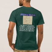 T-shirt RECHERCHÉ : Lutin et son or ! (Dos)