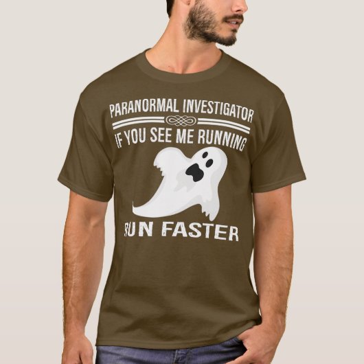 T-shirt Recherche paranormale Chasse aux fantômes (Devant)