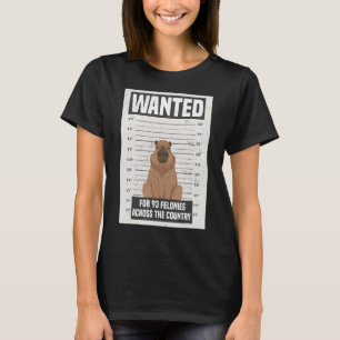 T-shirt Recherché Pour 93 Felonies À Travers Le Pays Capyb