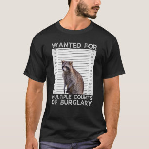 T-shirt Recherché Pour Plusieurs Compteurs De Burglary Rac