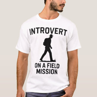T-shirt Recherche sur le terrain : socialement distancié