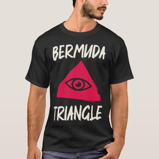 T-shirt Recherche Triangle des Bermudes Océan Triangle des (Devant)