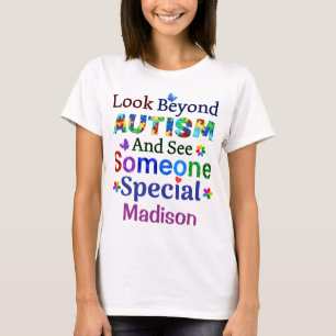 T-shirt Rechercher au-delà de l'AUTISME