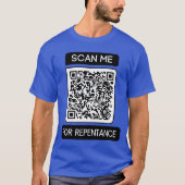 T-shirt Rechercher le repentir QR Code Unisex (Devant)