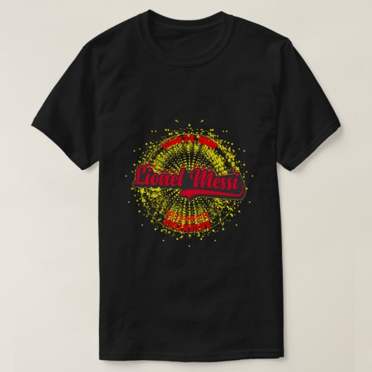 T-shirt rechercher messi (Design devant)